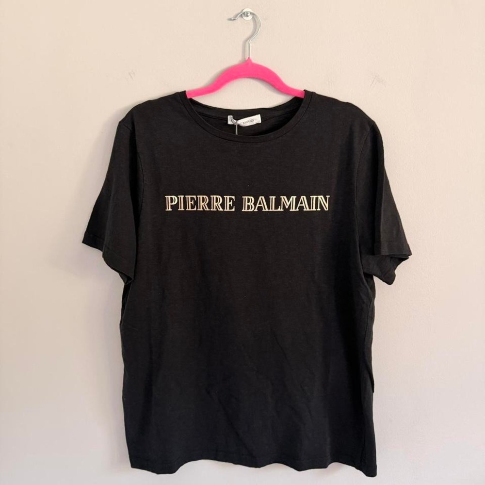 BLACK PIERRE‎ BALMAIN T-SHIRT